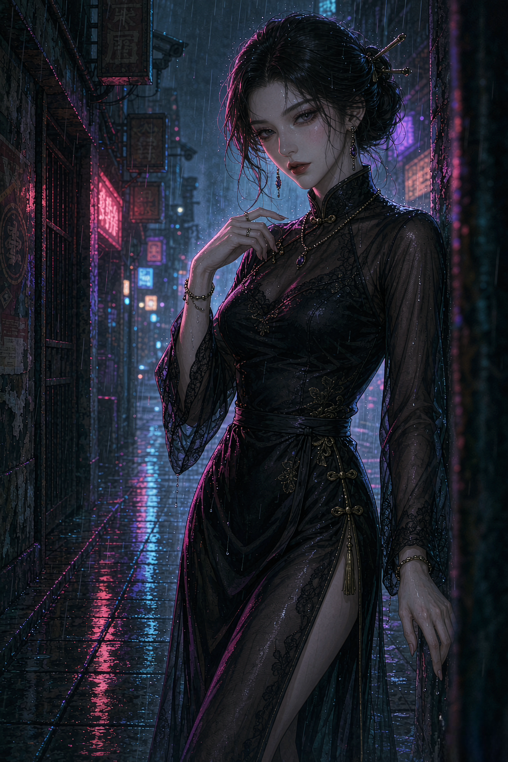 雨夜旗袍
